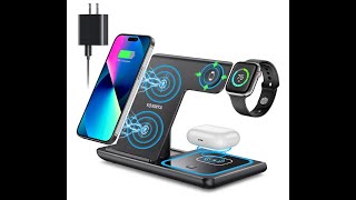 👉LINK 💬 Wireless Charger 3 in 1 Wireless Charging Station Fast Wireless Charger Stand for iPhone [upl. by Arnelle]