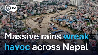 Over a hundred people killed by flooding and landslides in Nepal  DW News [upl. by Asin221]