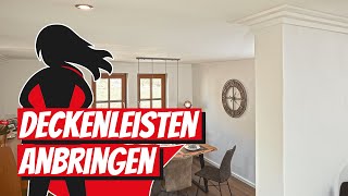 Deckenleisten anbringen  Bauhelden [upl. by Papst]