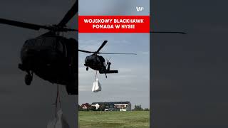 Wojskowy Blackhawk w Nysie [upl. by Auroora]