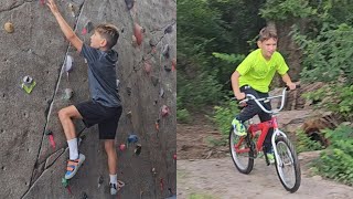 Epic Outdoor Workouts Mountain Biking amp Bouldering Adventures [upl. by Ahsiela]