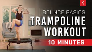 BEGINNER Rebounder Workout Bounce Basics  10 Minutes [upl. by Aseyt112]