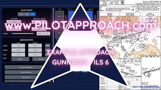 Example IFR Approach  Pilot Approach [upl. by Noret]