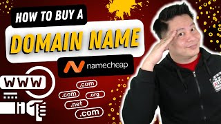 HOW TO BUY A DOMAIN NAME FOR YOUR WEBSITE USING NAMECHEAP TAGALOG TUTORIAL [upl. by Herrle]