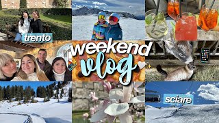 WEEKEND IN MONTAGNA A SCIARE VLOG⛷🗺 [upl. by Ylro]