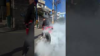 Cvr R100 Bike Fire💥🔥😱 fypシ゚viral [upl. by Gwenette]