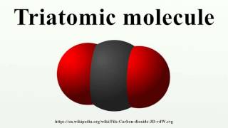 Triatomic molecule [upl. by Earvin]