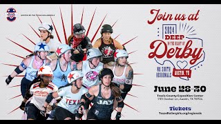 WFTDA NA South Regionals  Game 12  New Jax City Rollers vs Red Stick All Stars [upl. by Ecaj]