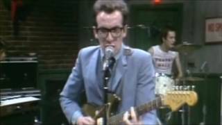 Elvis Costello  Radio Radio  SNL original footage 1977 first portion only [upl. by Ayyidas]