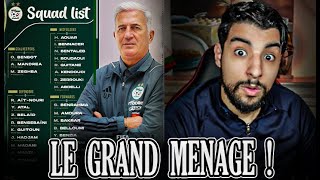 Petkovic fait un GRAND Ménage pour sa 1ère liste avec lAlgérie  Pas de Mahrez Slimani Belaili [upl. by Drofnil756]