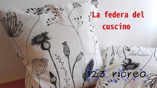 Federa per cuscino con bottoni [upl. by Ruon]