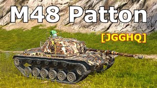 M48 Patton  3 Kills • 82K DMG • WoT Blitz [upl. by Stig]