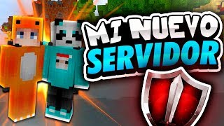 👉¡NUESTRO NUEVO SERVIDOR de MINECRAFT😆  NOOBSTERS SKYWARS MRDEIVID y HASVIK [upl. by Andri361]