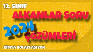 Alkanlar Soru Çözümleri25D12sınıf AYT [upl. by Sanalda744]