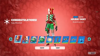 How To COMPLETE ALL WINTERFEST 2023 QUESTS in Fortnite Daily Gift Presents [upl. by Alroi]