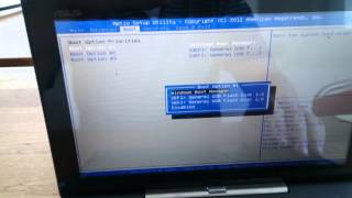 Provdator  USB boot Asus T100 [upl. by Aynnek107]