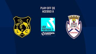 Liga 3 Playoff de subida Lusitânia Lourosa FC 1  0 CD Feirense [upl. by Akoyn]