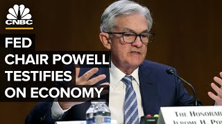 Fed Chair Jerome Powell testifies on Capitol Hill about policy and the economy — 3723 [upl. by Hgieliak]