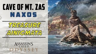 Cave of Mt Zas Naxos  Loot Treasure amp Ainigmata Location  ASSASSINS CREED ODYSSEY [upl. by Stutsman]