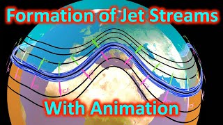 Jet Stream formation and Geostrophic wind  UPSC [upl. by Aihsele]