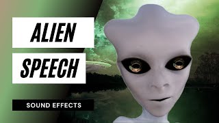 👽 Alien Speech Sound  👽 Sound Effect  👽 Animation [upl. by Zelazny]