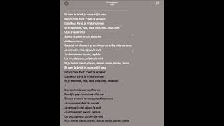 Indila  Derniere Danse sped up  lyrics [upl. by Hackett]