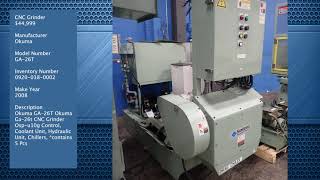 Okuma CNC Grinder for Sale at HGR [upl. by Macgregor168]