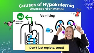 Hypokalemia Causes Whiteboard Animation [upl. by Marx]