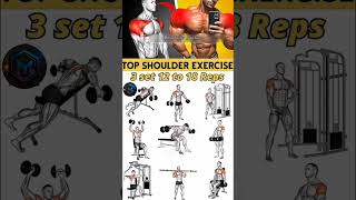 most effective Shoulder Exercise 🔥fitness gym explorebodybuilding fypworkout shoulders [upl. by Kynthia]