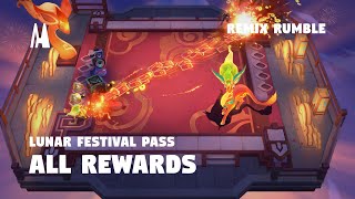 LUNAR FESTIVAL PASS ALL REWARDS  TFT SET 10 [upl. by Ecidna546]