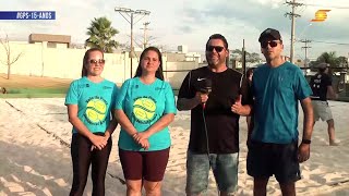 3º CAMPEONATO DE BEACH TENNIS NO CONDOMÍNIO VALLE DA PRATA NO PROGRAMA GPS [upl. by Otrevire]