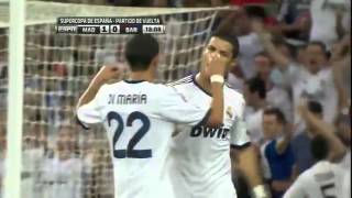 Real Madrid vs Barcelona 21 2012 Supercopa De España Final ESPN [upl. by Minette]