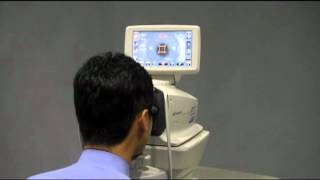 Topcon computerized tonometer CT1 operation demomov [upl. by Nocaed759]