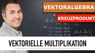 Wie berechne ich das Kreuzprodukt  Die vektorielle Multiplikation einfach erklärt [upl. by Nozicka]