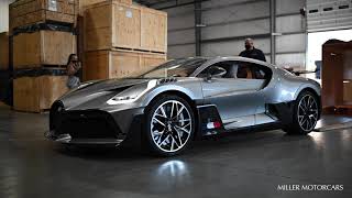 FIRST BUGATTI DIVO IN THE US UNBOXING [upl. by Annaej]