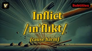 v Inflict meaning cause harm with 5 examples [upl. by Kerad578]