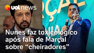 Pablo Marçal fala em cheiradores de cocaína e Nunes faz exame toxicológico antes de debate [upl. by Leisam]