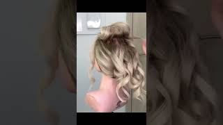 Messy low bun Hairstyle tutorial [upl. by Hubbard354]