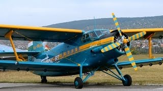 Antonov An2 HAMEA at Budaörs airport [upl. by Einre338]