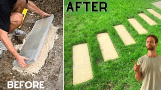 How to Install Step Stones DIY Stepping Stone Paver Installation Guide [upl. by Ahsimik567]