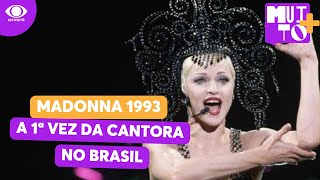 Madonna no Brasil em 1993 Relembre a 1ª vez da cantora no país  MUITO [upl. by Bhayani]