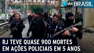 Rio de Janeiro teve quase 900 mortes em ações policiais nos últimos 5 anos  SBT Brasil 140223 [upl. by Epuladaug534]