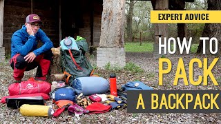 HOW TO PACK A BACKPACK OR HOW I PACK MY BACKPACK  EXPERT ADVICE [upl. by York]