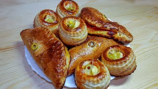 سوفلي و فولوفون مورقين و بحشوة لذيذة Soufflés et vol au vent [upl. by Aznola892]