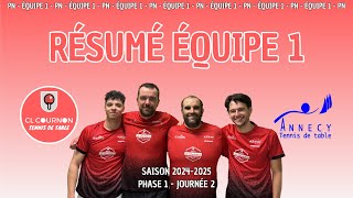 CL COURNON 1 vs ANNECY 1 Journée 2 2024 09 21 [upl. by Ahsenal]