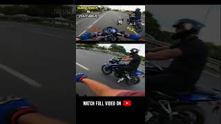 Ns200 Bs6 Vs Ns200 Bs3 ⚡ Subscriber Vs Me 💔🔥ns200 motovlog modified exhust gopro rider [upl. by Georgiana961]