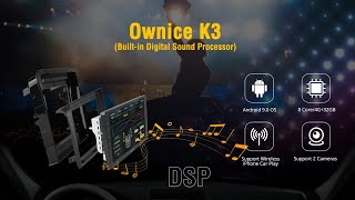 Ownice K3 C800 Android Car Radio Navigation DVD Player with 6 Channel or 8 Channel DSP Audio System [upl. by Dennard203]