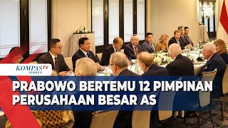 Presiden Prabowo Beberkan Hasil Pertemuan dengan USIS Libatkan 12 Perusahaan Besar AS [upl. by Gladys]