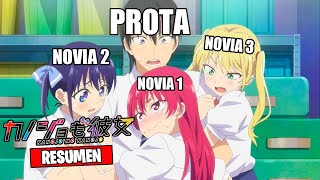 🌟EL PROTA QUE TIENE MÁS DE 2 NOVIAS  Kanojo Mo Kanojo Resumen  GirlfriendGirlfriend [upl. by Millman]