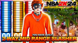 THE BEST 2WAY MIDRANGE SLASHER BUILD in NBA 2K24 is THE BEST SLASHER BUILD IN NBA 2K24 [upl. by Oeflein816]